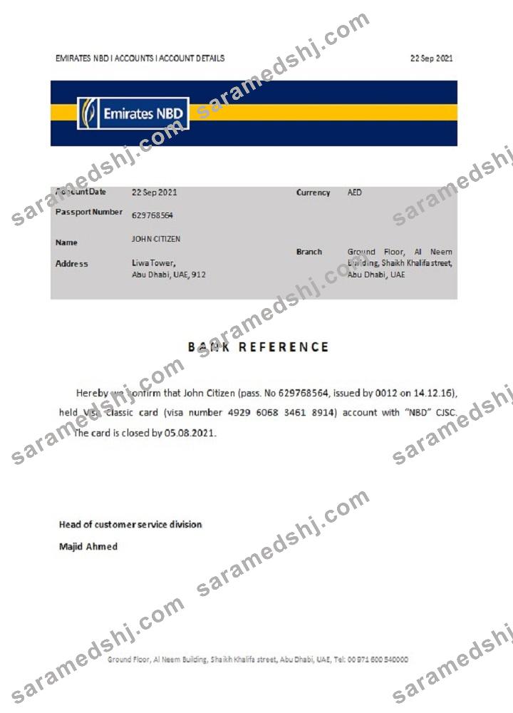 UAE_Emirates NBD_closure reference
